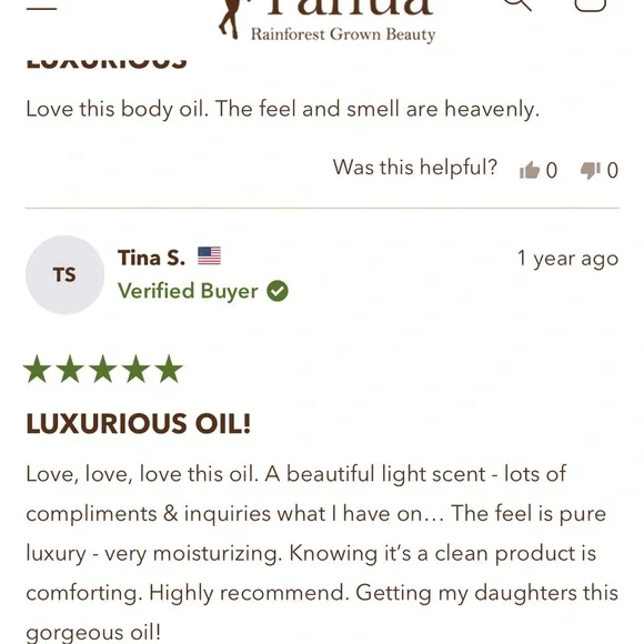 Rahua Gold Moisturizer Body Oil for Radiant Skin - Picture 6 of 7